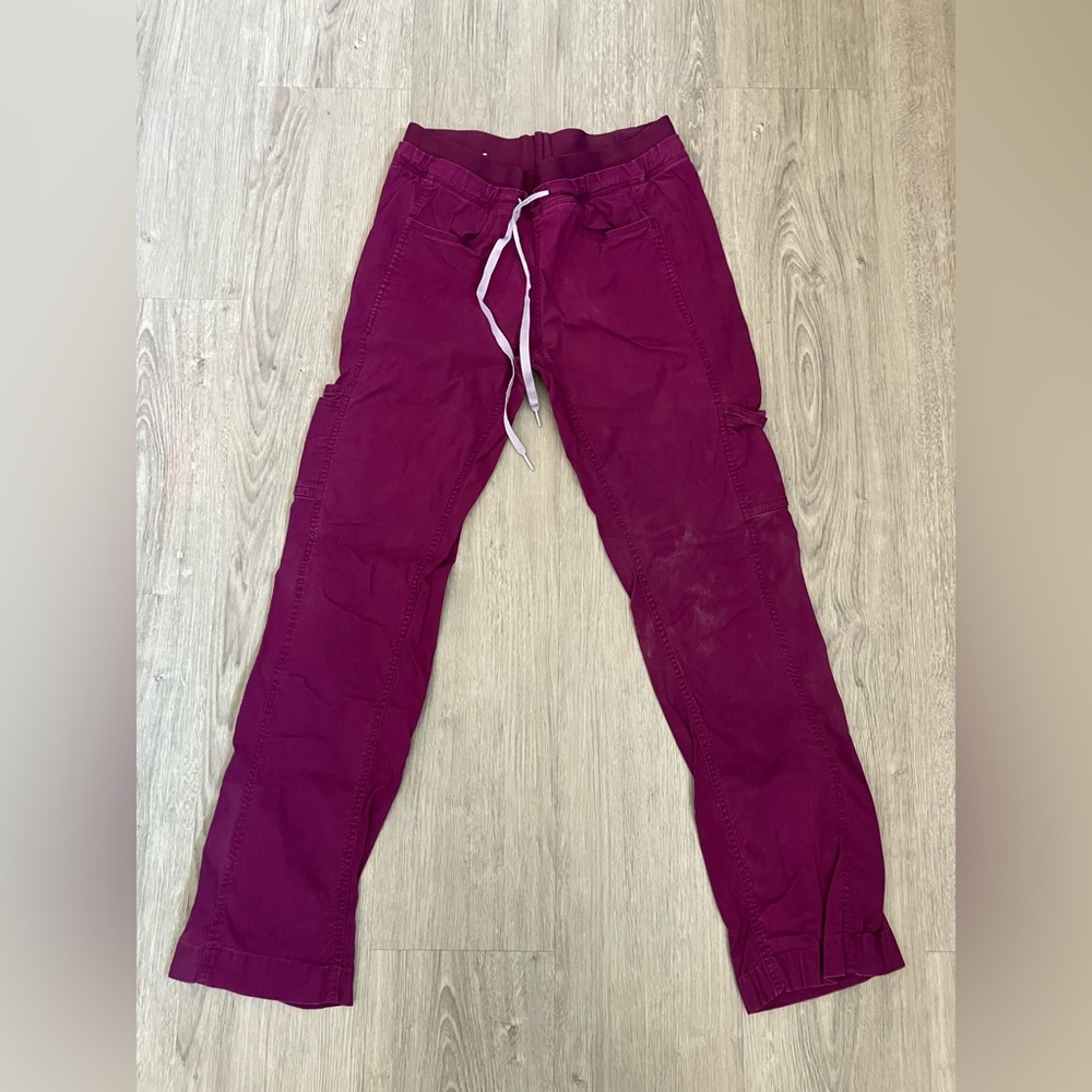 2/$20 Vibrant Magenta Scrub Pants